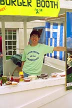 [
Yosef manning the JSA booth.  Spring Fair '97 ]