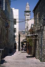 [
View in the Arab Quarter of Jerusalem ]