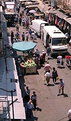[ Machaneh Yeudah from above, Jerusalem ]